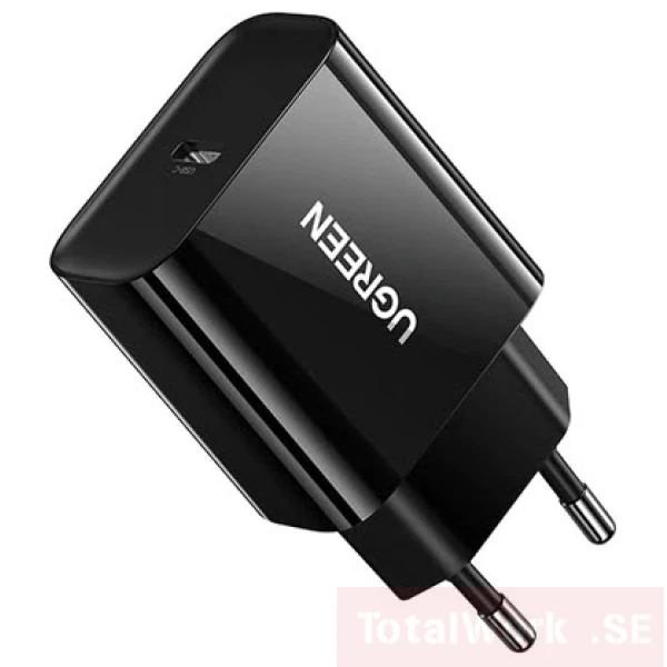 UGreen USB-C Snabbladdare - Svart
