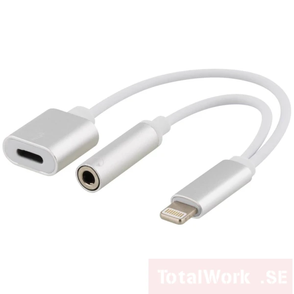 Epzi 3.5mm Audio Adapter + Lightning Laddare