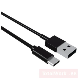 Baseus USB till USB-C Kabel - Svart 2m