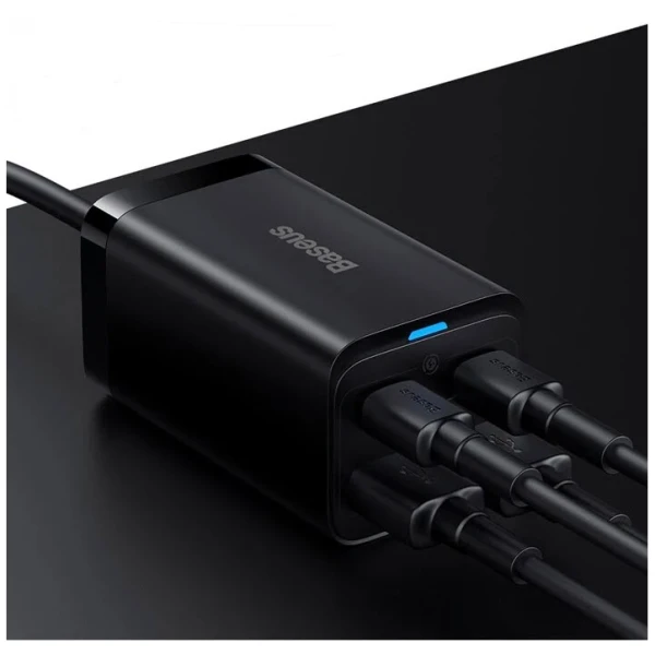 Baseus 65W GaN Laddare Desktop & Laptop Snabbladdare 4 i 1
