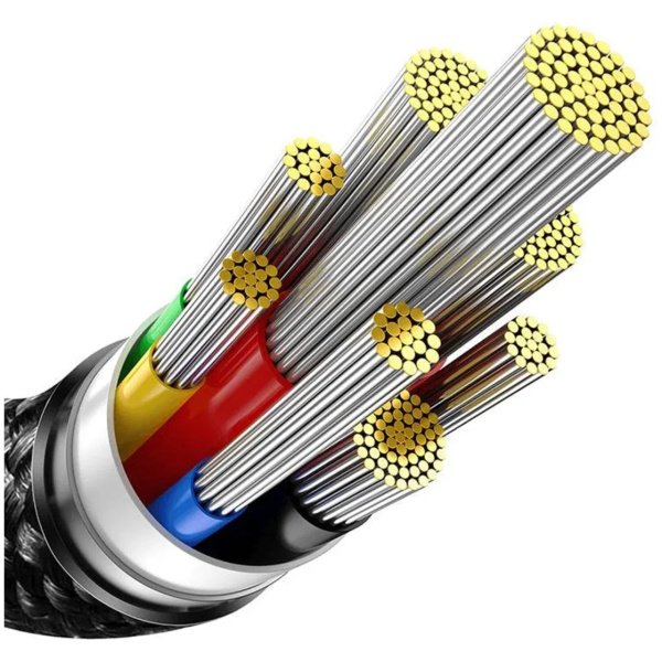 Baseus Tungsten Gold-kabel Typ-C till Type-C 240W 3m - Bild 3