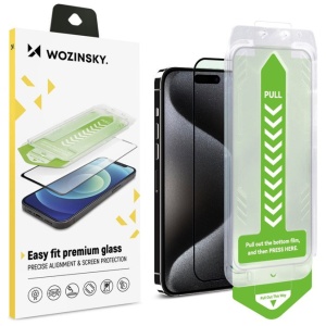 Wozinsky passform premium glas iPhone 15 Pro